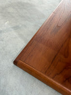 Vintage Danish Teak Cheval Freestanding Floor Mirror