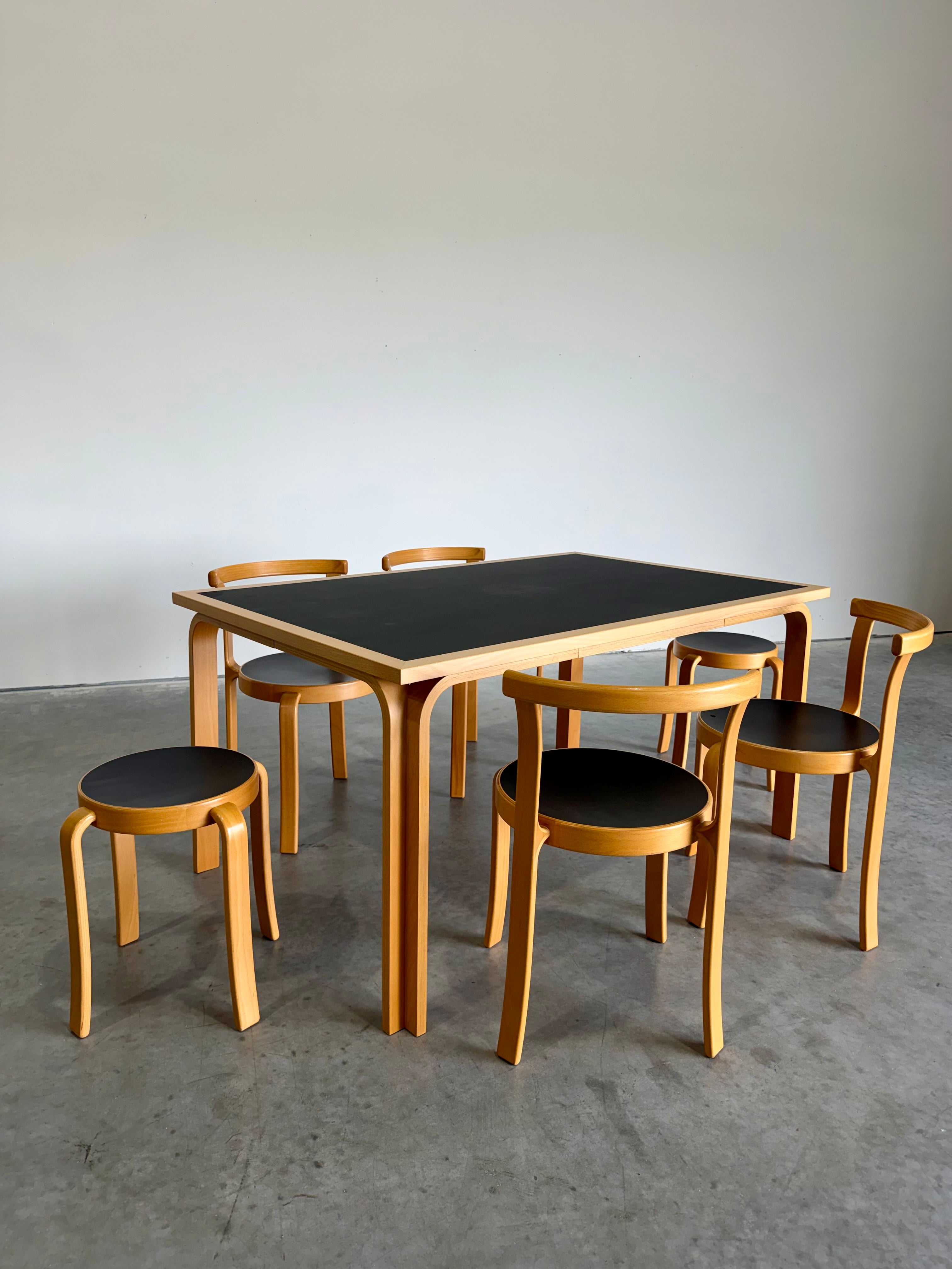 Vintage Rud Thygesen and Johnny Sørensen for Magnus Olesen 8000 Series Dining Set