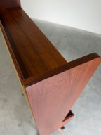 Mid Century Danish Teak Secretary Bookcase