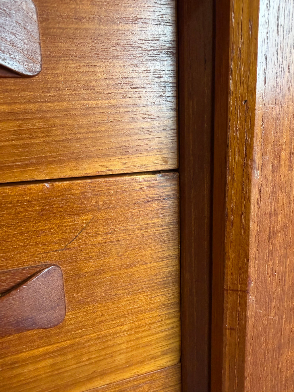 Long Danish Teak Mid Century Credenza by Clausen & Son