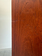 Mid Century Danish Teak Secretary Bookcase