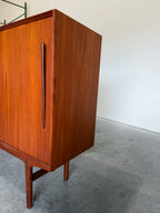 Danish Teak Sideboard Drybar Cabinet