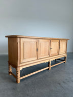 Mid Century Danish Oak Henning Kjaernulf Style Credenza