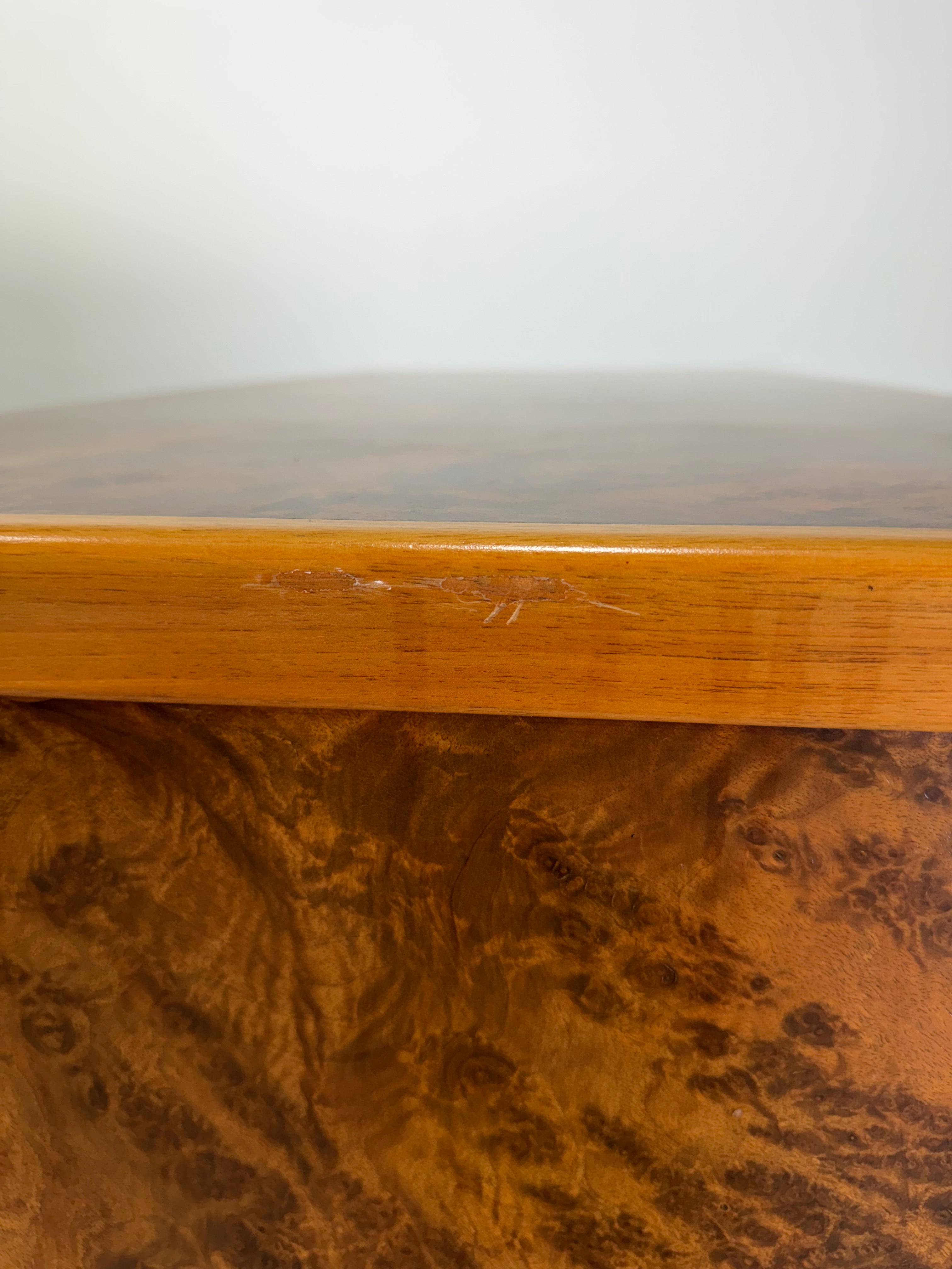 European Art Deco Burlwood Gentleman’s Chest Cabinet