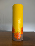 Mid Century Aldo Londi Bitossi Yellow and Orange Flowers Vase