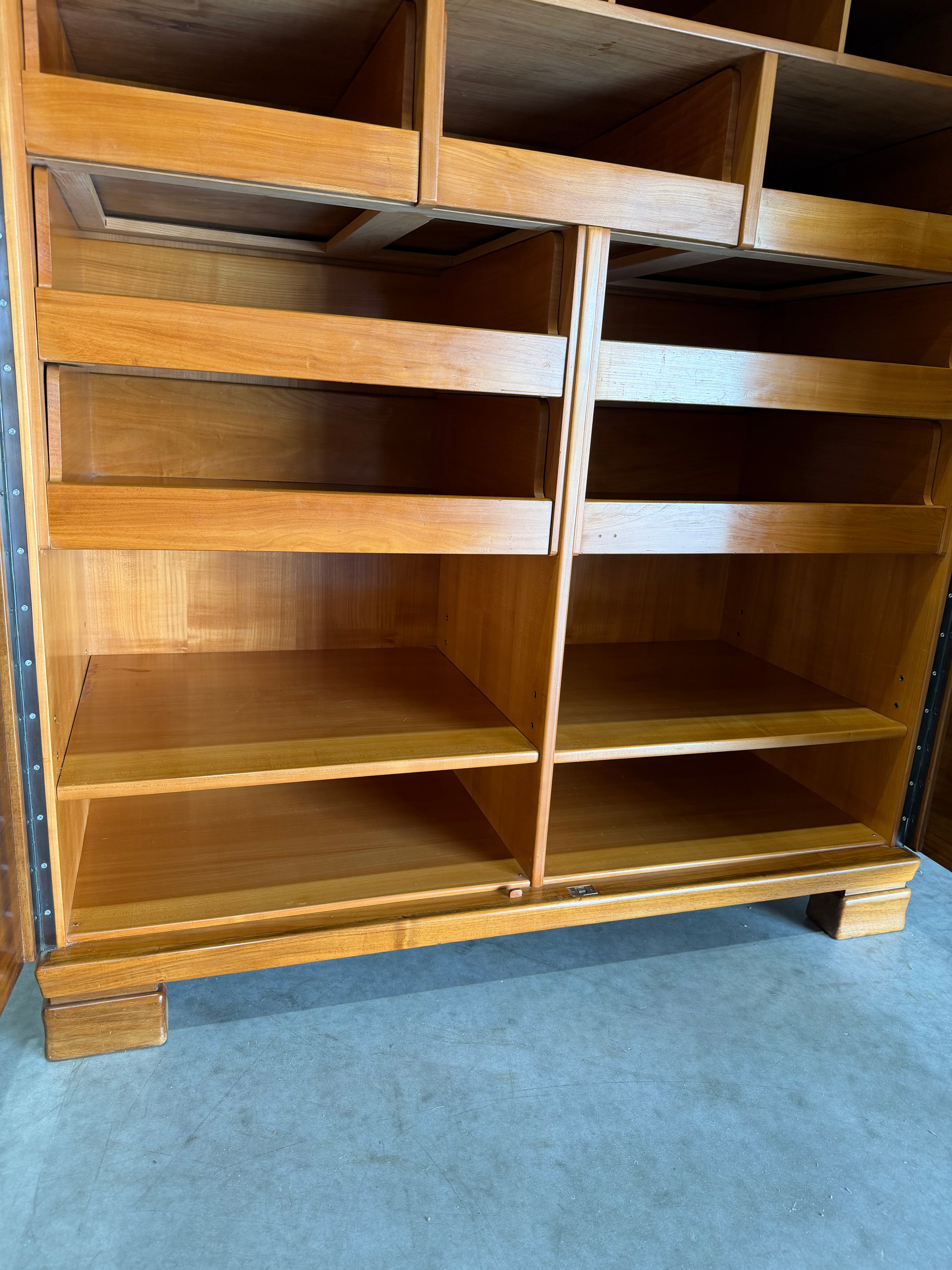 European Art Deco Burlwood Gentleman’s Chest Cabinet