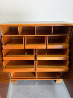 European Art Deco Burlwood Gentleman’s Chest Cabinet