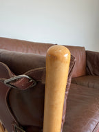 Vintage Arne Norell Ilona Safari Loveseat in Brown Leather
