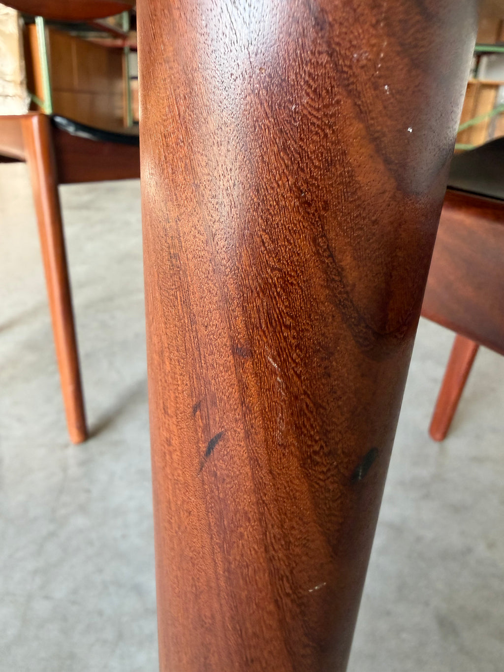 Round Kai Kristiansen Danish Teak Dining Table c.1960’s