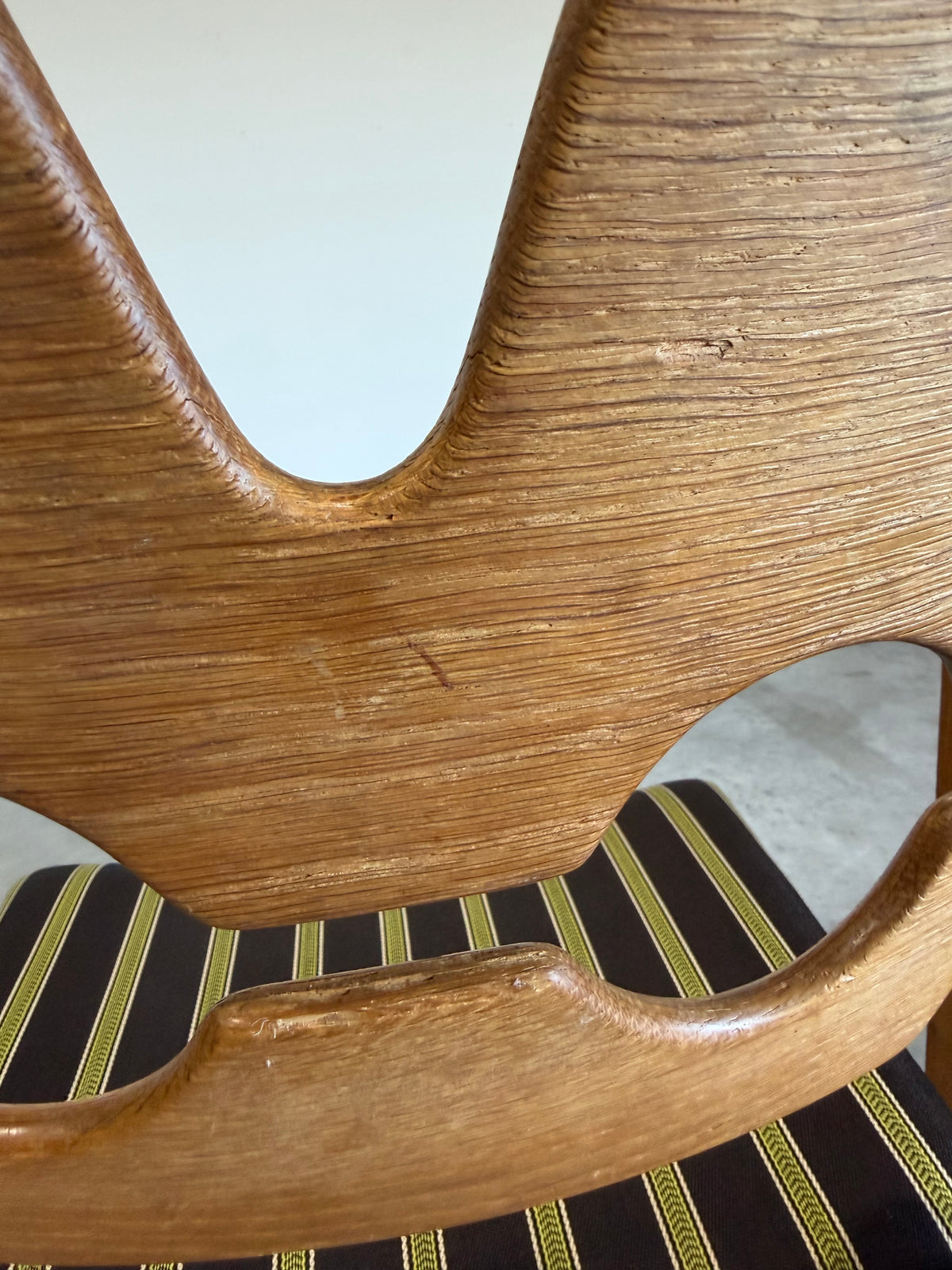 Mid Century Henning Kjaernulf Razor Blade Dining Chairs, Set of 2