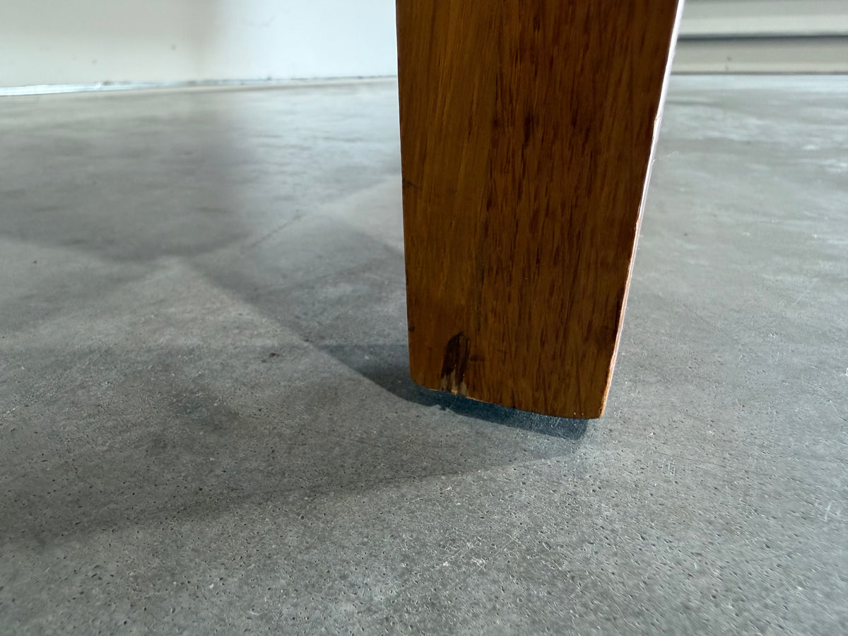 Mid Century European Brutalist Oak Credenza