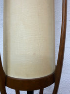 Mid Century Modern Modeline Sculptural Wood and Brass Floor Lamp by Arthur Jacobs