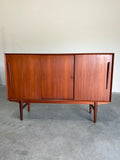 Danish Teak Sideboard Drybar Cabinet