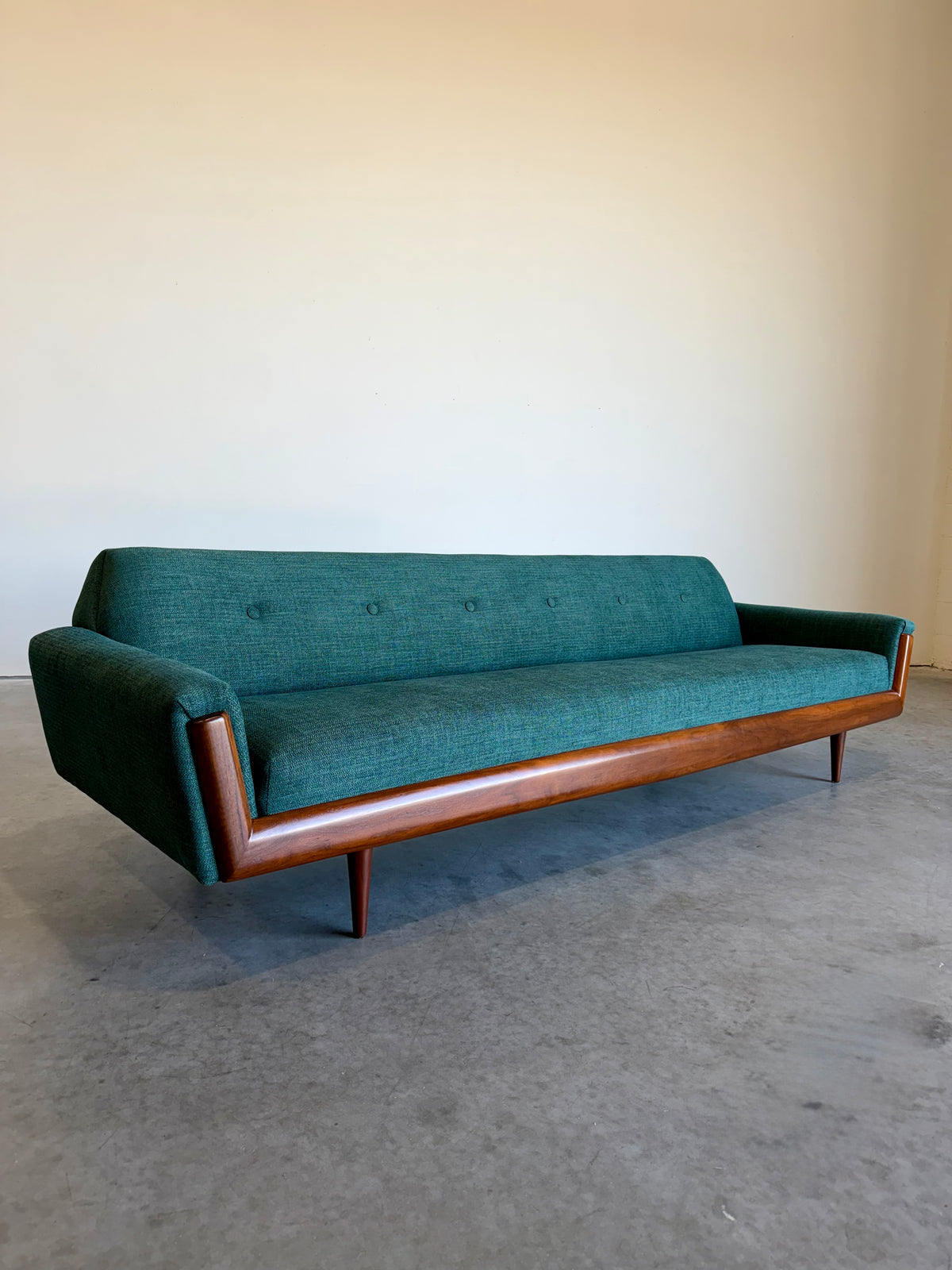 Mid Century Fully Restored Gondola Sofa, Adrian Pearsall Style c.1960’s