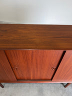 Danish Teak Sideboard Drybar Cabinet