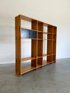 Poul Cadovius Cado Cubex Danish Modern Freestanding Pine Wall Unit