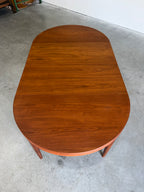 Round Kai Kristiansen Danish Teak Dining Table c.1960’s