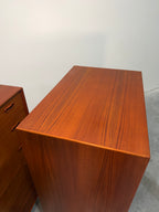 Mid Century Danish Modern Teak Tallboy Dresser