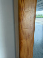 Vintage Scandinavian Pine Wall Mirror