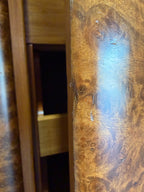 European Art Deco Burlwood Gentleman’s Chest Cabinet