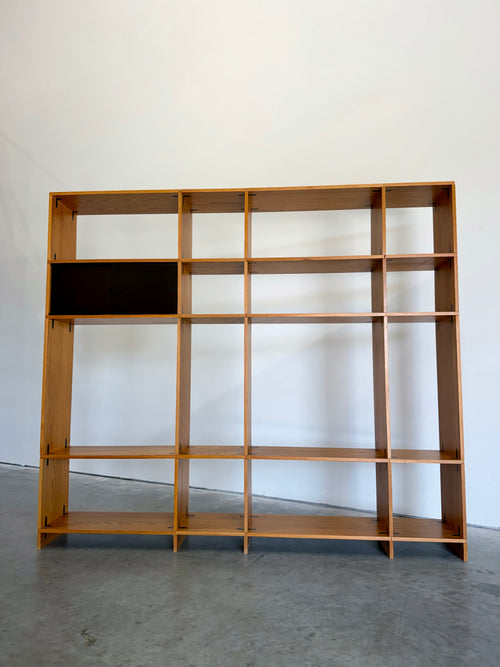Poul Cadovius Cado Cubex Danish Modern Freestanding Pine Wall Unit