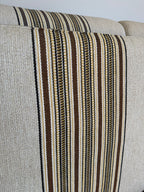 Vintage Henning Kjaernulf Style Danish Wool and Oak Loveseat
