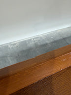 Mid Century European Brutalist Oak Credenza