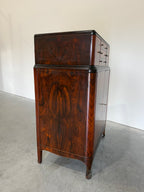 Handsome Art Deco Marquetry Chiffonier Gentlemen’s Chest