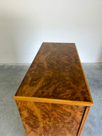 European Art Deco Burlwood Gentleman’s Chest Cabinet