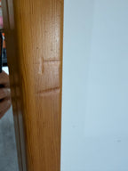 Vintage Scandinavian Pine Wall Mirror