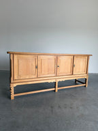 Mid Century Danish Oak Henning Kjaernulf Style Credenza