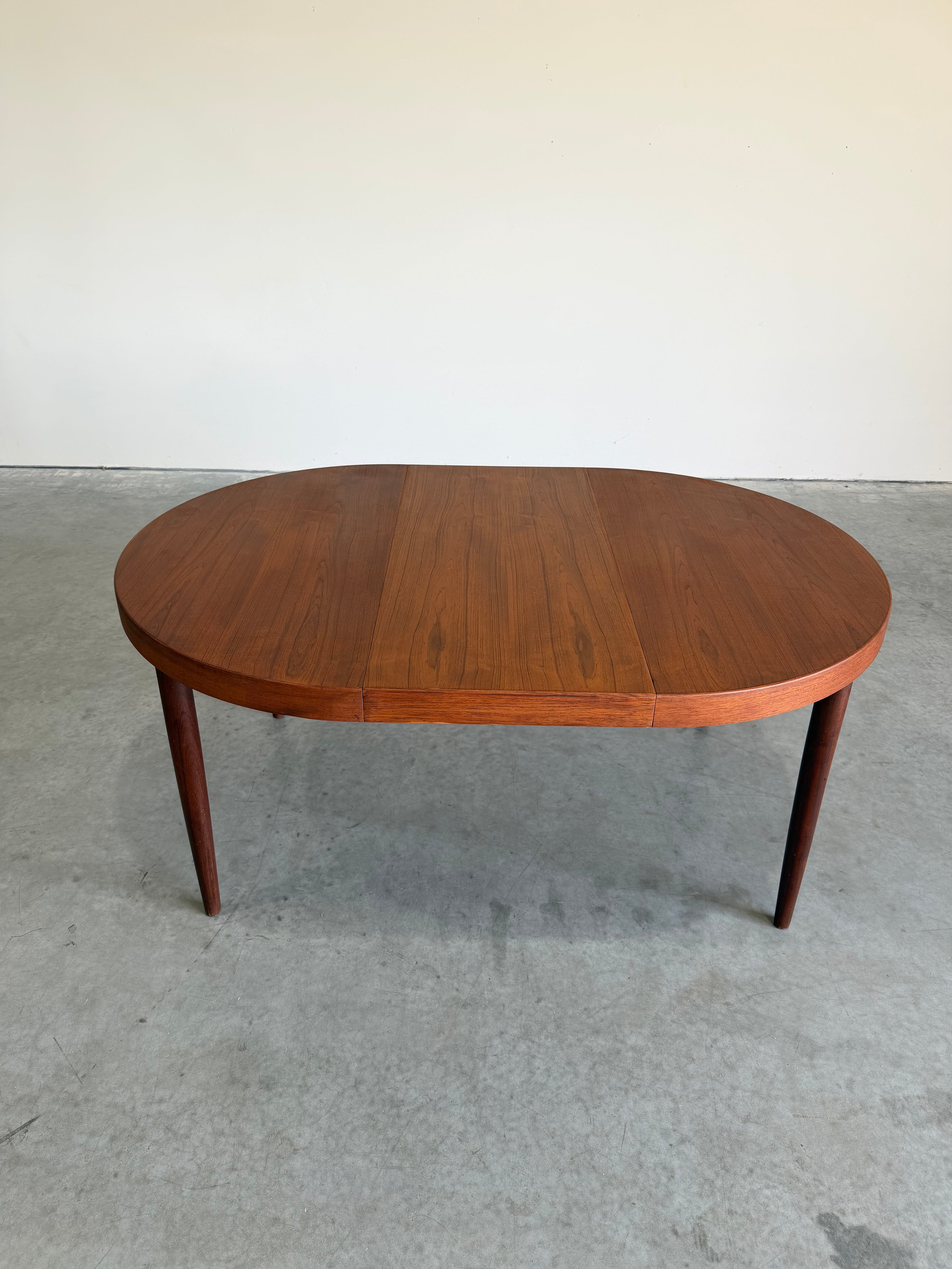 Round Kai Kristiansen Danish Teak Dining Table c.1960’s