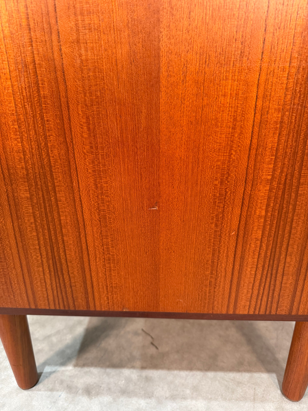 Mid Century Danish Modern Teak Tallboy Dresser