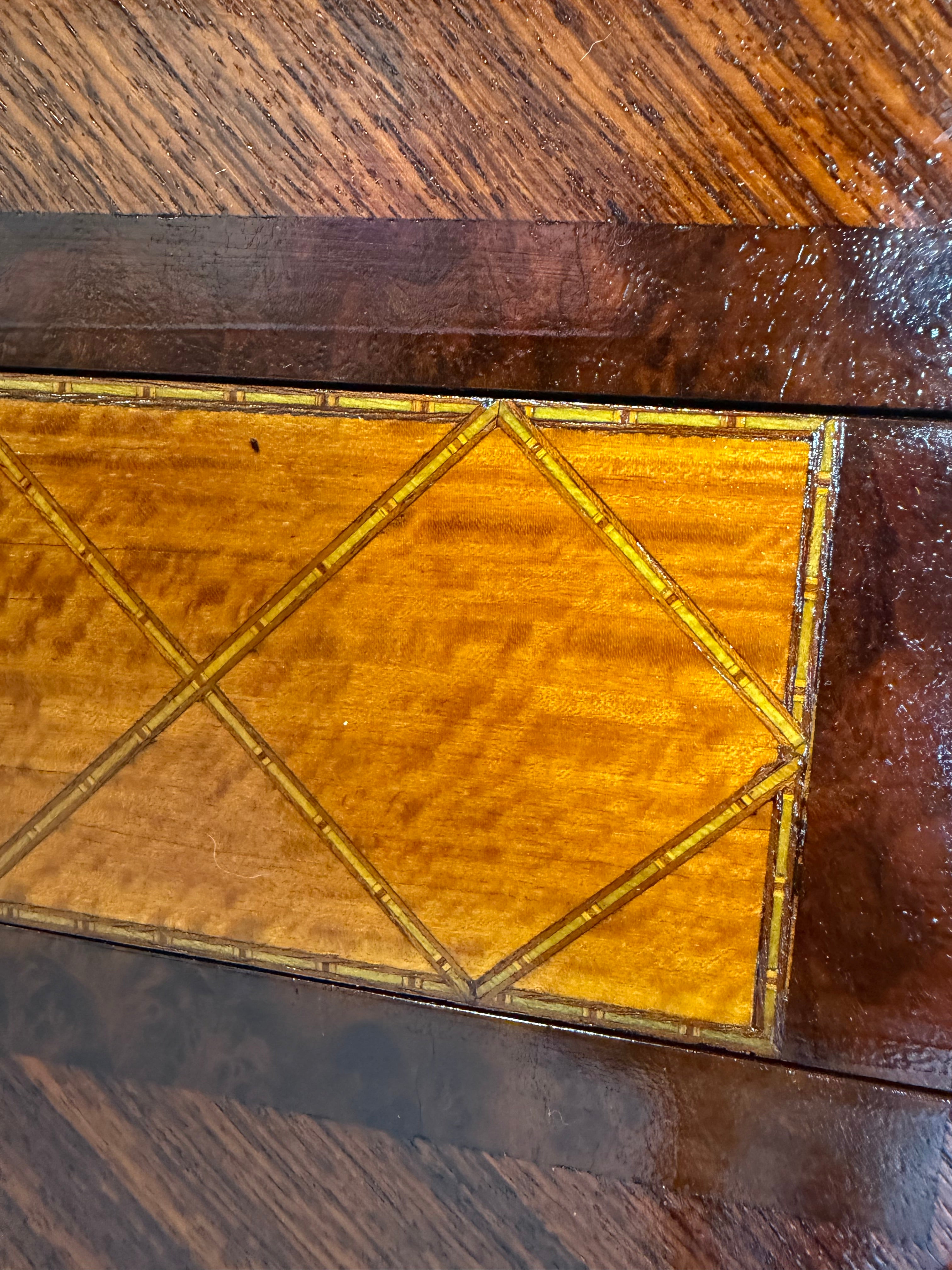 Handsome Art Deco Marquetry Chiffonier Gentlemen’s Chest