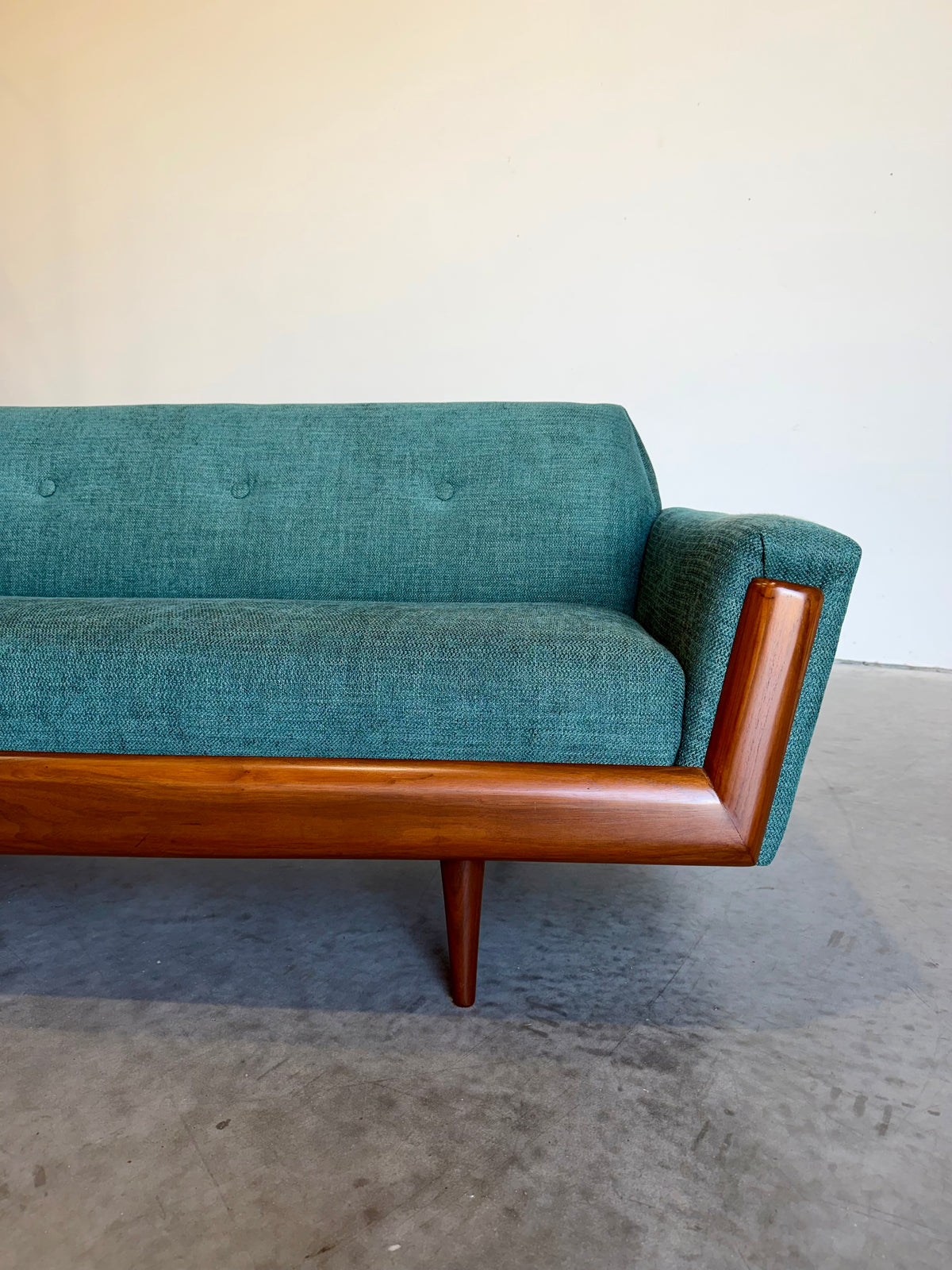 Mid Century Fully Restored Gondola Sofa, Adrian Pearsall Style c.1960’s