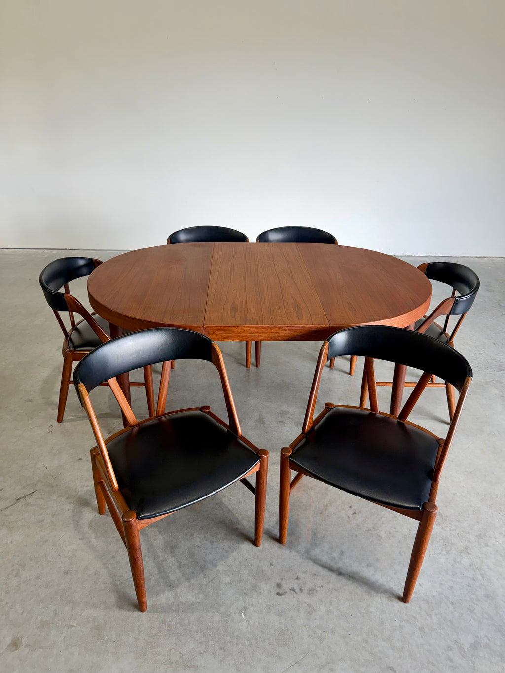 Round Kai Kristiansen Danish Teak Dining Table c.1960’s