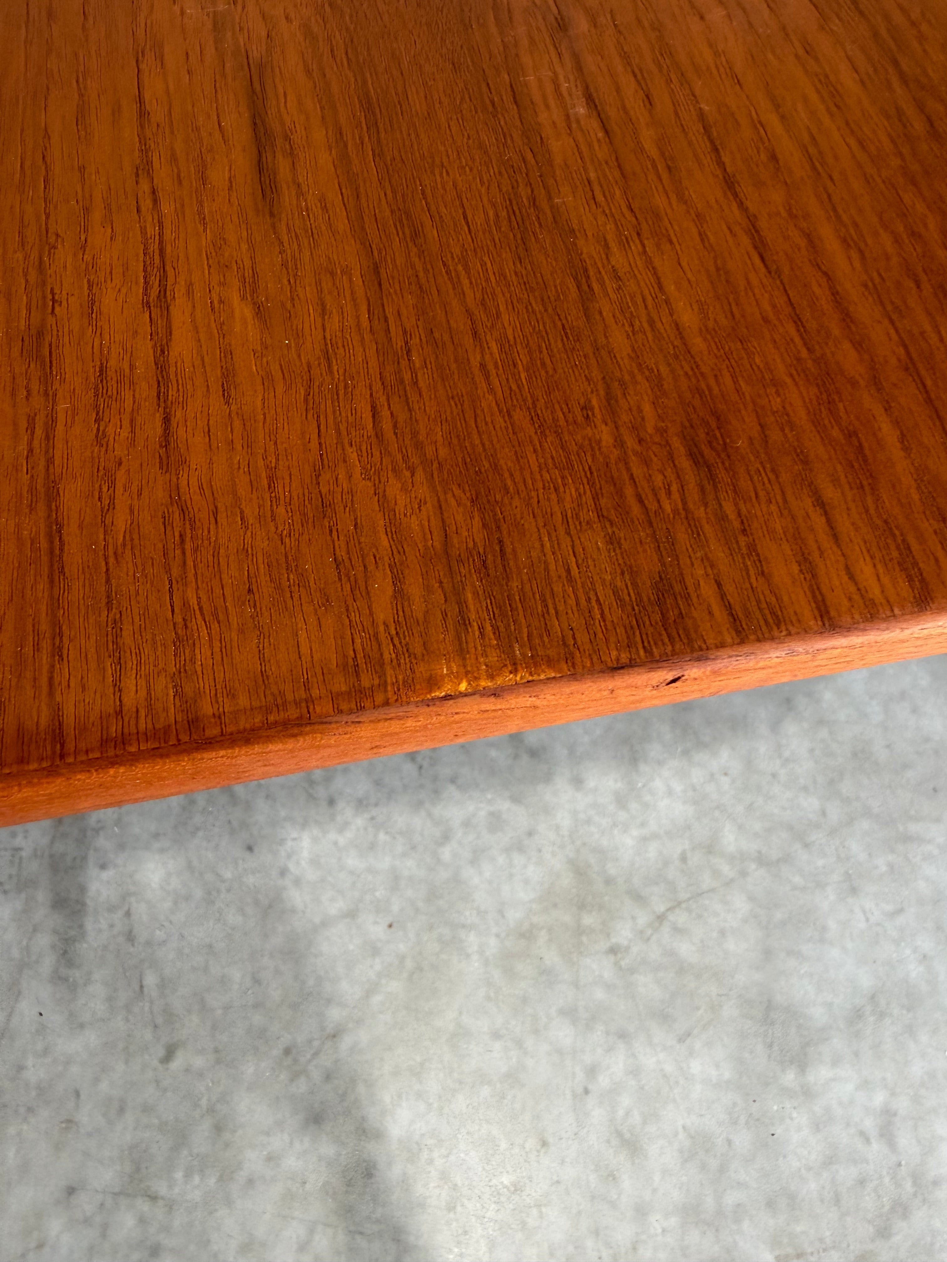Round Kai Kristiansen Danish Teak Dining Table c.1960’s