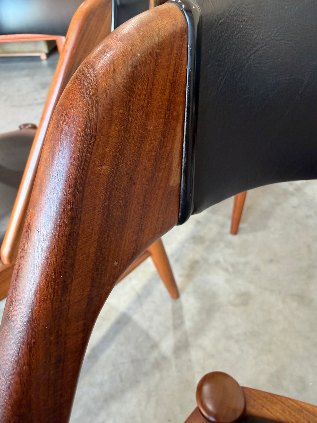 1960s Set of 6 Danish Teak Mid Century Dining Chairs