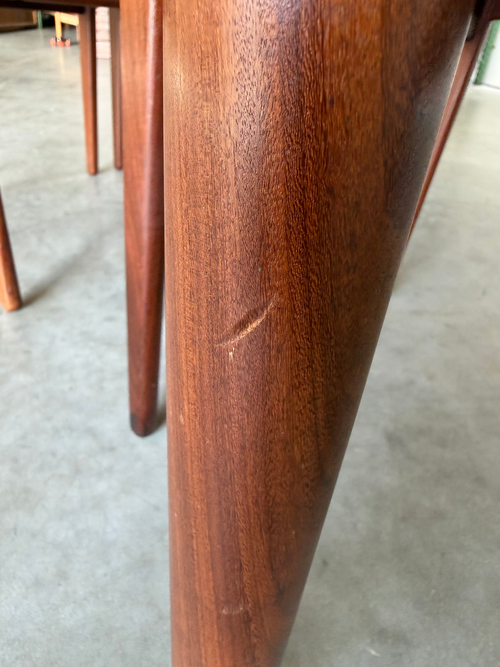 Round Kai Kristiansen Danish Teak Dining Table c.1960’s