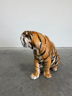 Large Italian Mid Century Terracotta Tiger Sculpture c.1960’s