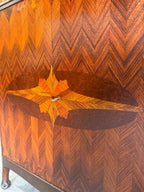 Handsome Art Deco Marquetry Chiffonier Gentlemen’s Chest