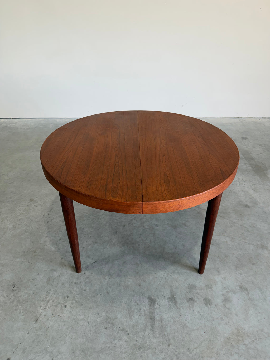 Round Kai Kristiansen Danish Teak Dining Table c.1960’s