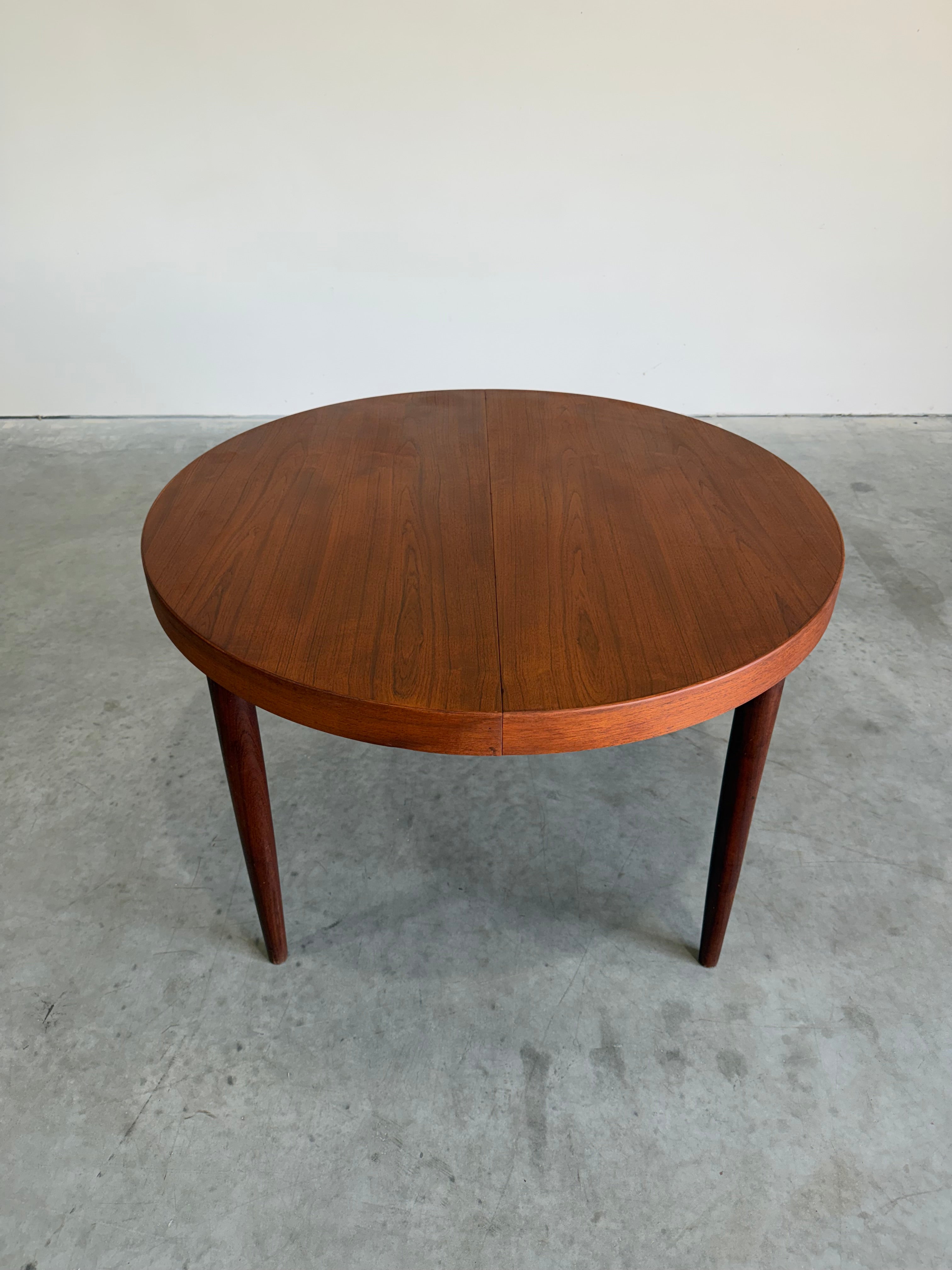 Round Kai Kristiansen Danish Teak Dining Table c.1960’s