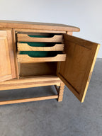 Mid Century Danish Oak Henning Kjaernulf Style Credenza