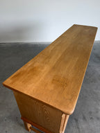 Mid Century Danish Oak Henning Kjaernulf Style Credenza