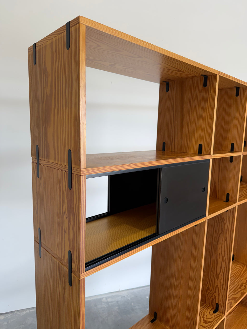 Poul Cadovius Cado Cubex Danish Modern Freestanding Pine Wall Unit