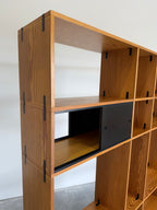 Poul Cadovius Cado Cubex Danish Modern Freestanding Pine Wall Unit