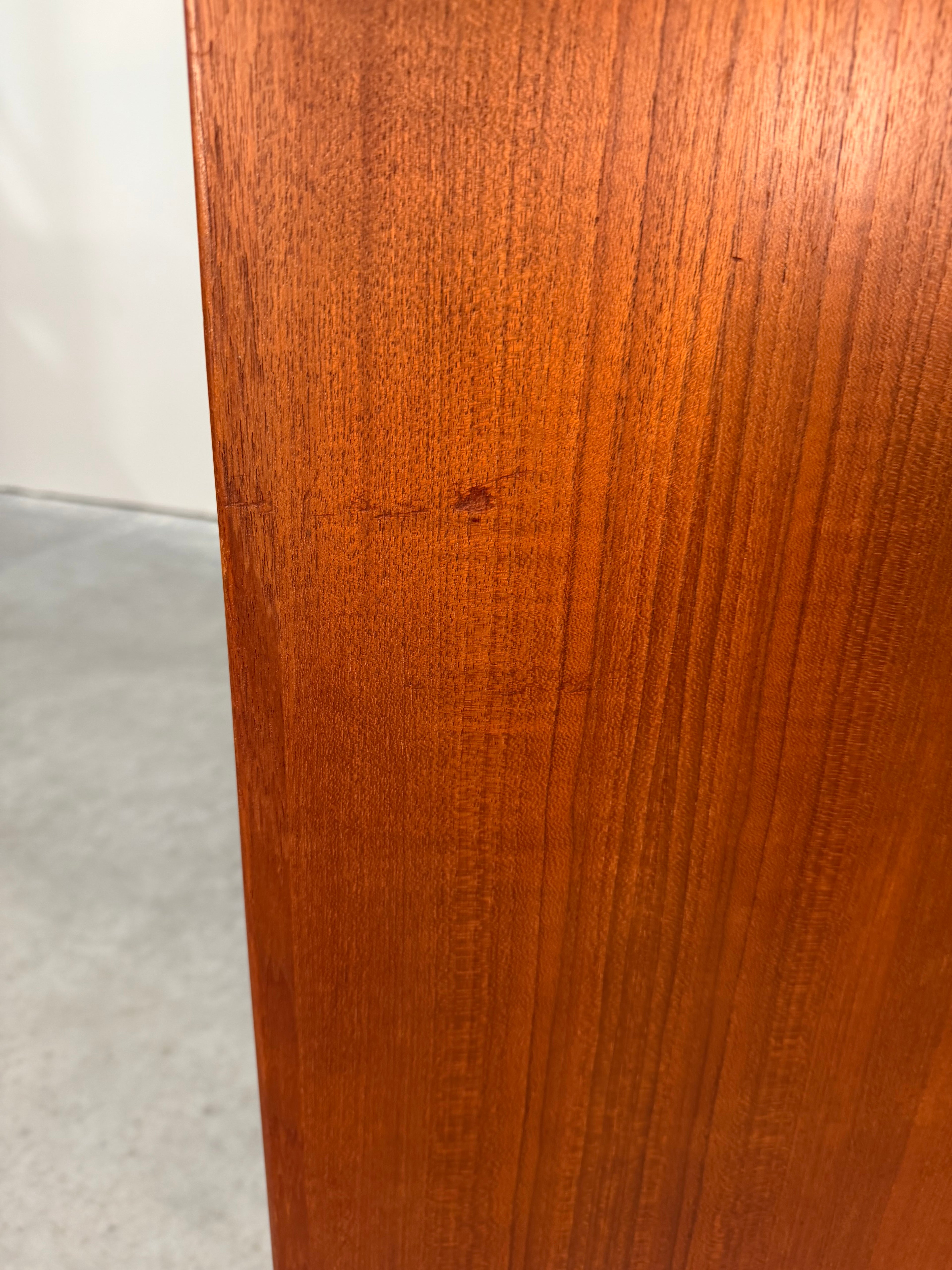 Mid Century Danish Modern Teak Tallboy Dresser