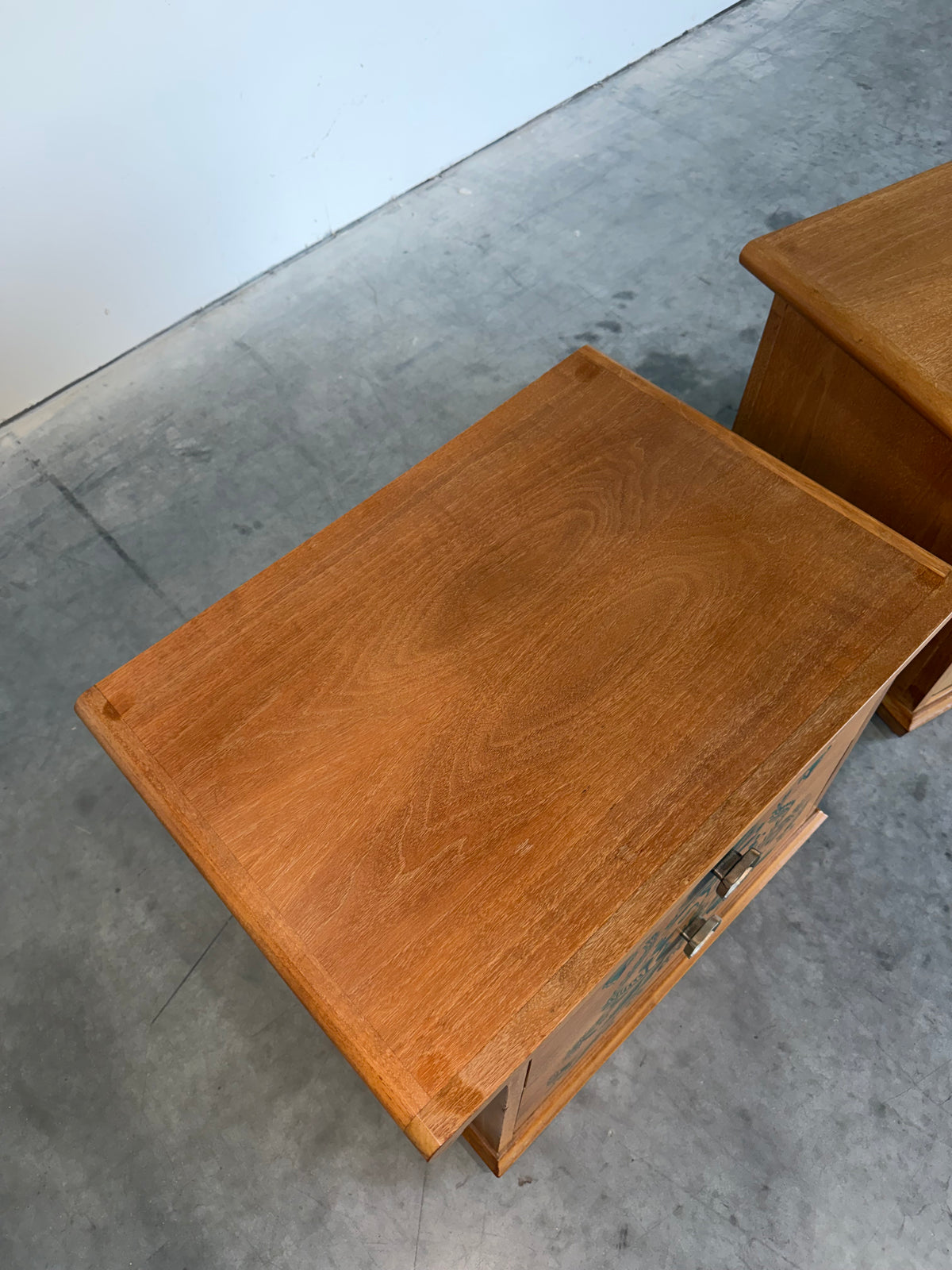 John Van Koert for Drexel Casa Del Sol Mid Century Nightstand Pair