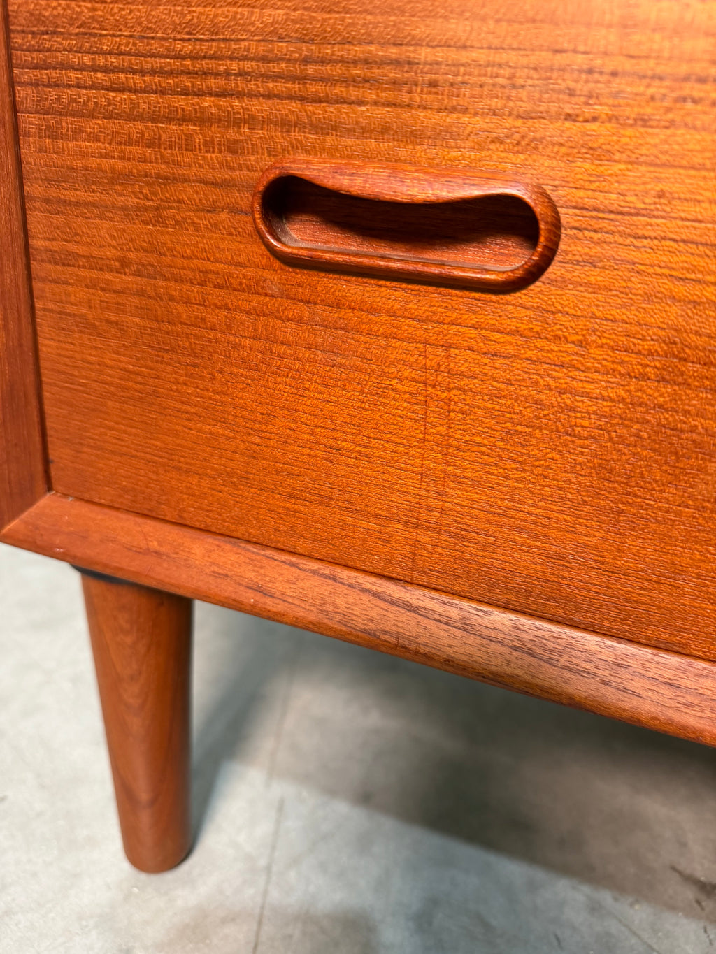 Mid Century Danish Modern Teak Tallboy Dresser